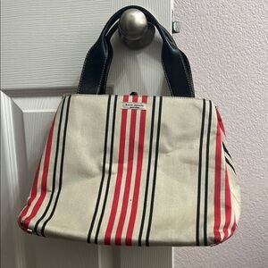 Kate Spade Red and Black Too Handle Tote Bag